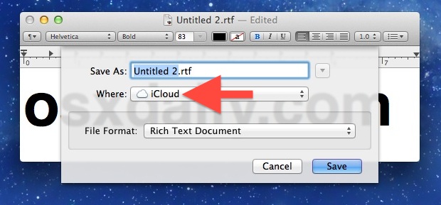 change the file save location options for microsoft word for mac
